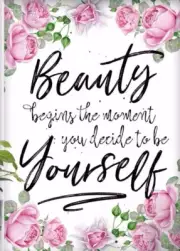 Beauty Quotes / framed unframed canvas choose your size
