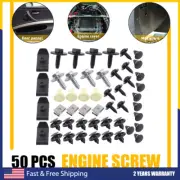 50PCS New Engine Under Cover Clips Fit Mudguard Shield Screws for Toyota Lexus