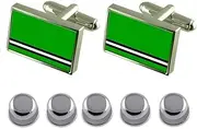 [Select Gifts] Shirt Dress Studs Asipovichy City Belarus Flag Cufflinks