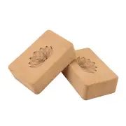 NNETM Natural Cork Yoga Block for Body Shaping (Beige)