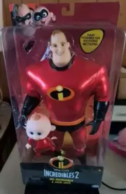 BABY JACK JACK & MR. INCREDIBLE DOLL 2 PACK DISNEY PIXAR INCREDIBLES 2 NIB