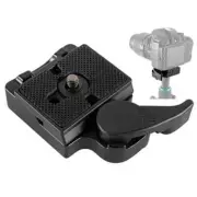 Quick Release Clamp Adapter+Plate for Manfrotto 200PL-14 323 RC2 Tripod Z8B8