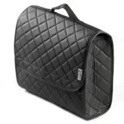 FOR SEAT ALHAMBRA - Boot Tidy Organiser Storage Car Trunk Bag Leather Black