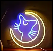 Hanging Art Neon Signs Sailor Moon Neon LED Sign Home Décor Neon Lights Night Lights For Girl's Room Game Room Birthday Gifts (Size : B)