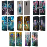 OFFICIAL DAVE LOBLAW JELLYFISH LEATHER BOOK WALLET CASE FOR BLACKBERRY ONEPLUS