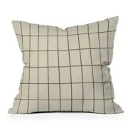 16"x16" Alisa Galitsyna Back to Basics Sand Square Throw Pillow Olive -