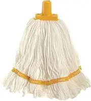 Sabco Professional Ultimate Microfibre Round Mop Head, Yellow, 400 g