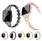 OZ Women Bling Stainless Steel Watch Wrist Band Strap For Fitbit Versa 2 Versa 1