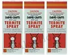 David Grays TERMITE ANT COCKROACH Killer Spray 500ml PRO Permethrin - 3 Packs