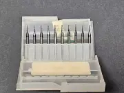 10pc 4° Solid Carbide Tapered End Mill .03" to ⅛" 4 Degree GARR TOOL Machinist