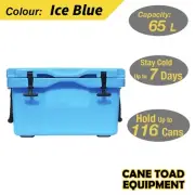 65L Hard Cooler Ice Box Chilly Bin Esky Camping Picnic Fishing 2in1 Thermal Cont