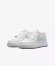 Nike Air Force 1 LV8 FJ7706-131 Sneaker Kids White Leather Lifestyle Shoes EF277