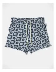 [Sprout] Essential Check Chambray Shorts in Blue