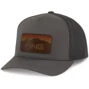 New Ping Camel Back Mesh Grey Adjustable Golf Hat