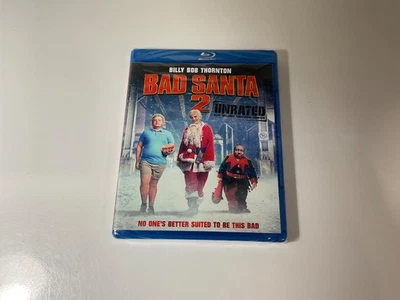 Bad Santa 2 (2016 Unrated Blu-ray) Billy Bob Thorton Kathy Bates Tony Cox New