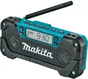 Makita Job Site Radio Stereo Sound Speaker Mp3 Cordless Lithium Ion 12 Volt Blue
