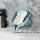 Soap Box Punch Free Quick Drainage Soap Tray Sponge Holder Bathroom Counter