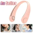 Leafless Neck Fan Cooler USB Rechargeable Dual Effect Lazy Neckband Cooling Fan