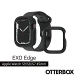 【OTTERBOX】APPLE WATCH S9 / S8 / S7 45MM EXO EDGE 保護殼(黑)