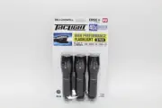 Bell + Hollow Taclight High Performance Flashlight, Black - 3 Pack