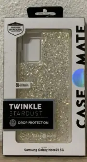 Case-Mate Twinkle Stardust Glitter Case for Samsung Galaxy Note20 5G NEW