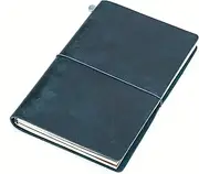 Collasaro A5 Travelers Notebook Refillable Genuine Leather Journal for Men Women