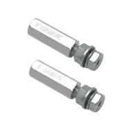Tusk Quick Release Flag Pole Holder SILVER ATV "2 PACK" ATV UTV Motorcycle Dirt