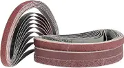 HYTROVE Woodworking Abrasive Sanding Belts 40 60 Grit Belt Sander Paper Assortment High Grade Non-ferrous Metals Sanding Tool