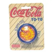 Vintage Coca-cola Duncan Yo-yo - Sun Blue In Package Nos USA