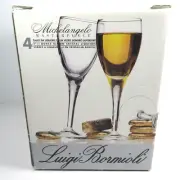 Luigi Bormioli Michelangelo Masterpiece 2.25 oz. Crystal Liqueur Glass Set of 4