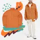 Nike 夾克 NSW Jackets 男款 橘 工裝 外套 立領 拉鍊 按扣 刺繡 復古 DR7833-808