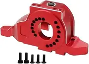 TRX4 Aluminum Alloy Motor Mount Heat Sink with Cooling Fan Compatible with 1/10 RC Crawler Car TRX-4 TRX-6 Upgrade Parts (Color : A Red)