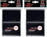 Ultra Pro Deck Protector Sleeves for Standard Size Cards | Black | 200-Count