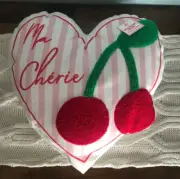 Target Bullseye's Cherry Valentine's Ma Cheire Pillow 14"L x 13"W 2025 NEW
