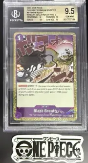 BGS 9.5 One Piece ST04-016 C Blast Breath - English - PRB01 The Best - Graded