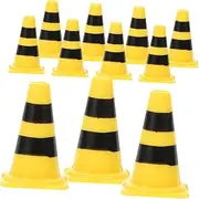 OFFIGAM 50pcs Mini Traffic Cones Educational for Signs Accessories for Imaginative Play and Learning Traffic Knowledge for Ages