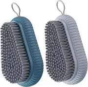 DRESSOOS Nail Cleaning Brush Set 2 Pieces Manicure Brush Soft Bristles for Hand and Nail Hygiene