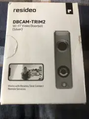RESIDEO* Model DBCAM-TRIM2 Silver WIFI Video DoorBell