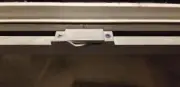F 2590 Sash Lock Vertical Horizontal Sliding Window Sash White Diecast 2-1/4”