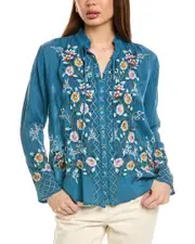 Johnny Was Fargo Blouse