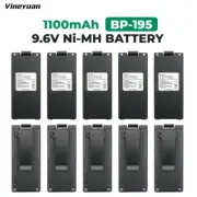 10PC BP-195 Replacement Battery for ICOM Radio IC-A4 IC-A4C IC-A4E IC-F3 IC-F3S