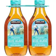 KIRKLAND SIGNATURE Organic Blue Agave two bottles, Sweetener 72 Ounce