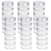 Fengek 6 Sets 6 Layer Stackable Plastic Containers, 10G/10ML Clear Cosmetic S...