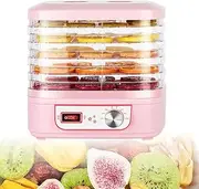 5 Trays Electric Food Dehydrator, 35-70°C Mini Fruit Dryer Machine, Snacks Air Dryer for Home Use Food, for Food and Jerky Fruits Herbs Veggies