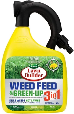 Scotts Lawn Builder - Weed, Feed and Green up Liquid Lawn Fertiliser 2L - Rap...