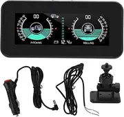 Car Inclinometer, Universal Car HUD Inclinometer Intelligent Car Inclinometer High Resolution Car Inclinometer HUD Digital Angle Inclinometer for Automobile
