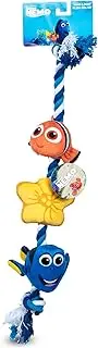 Disney Pixar's Finding Nemo Dog Toy - Squeak & Crinkle, Dory & Nemo Fun Tug Style, 15 Inch