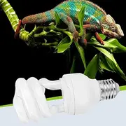 UVB Reptile Light, Lizard 220-250V Reptile Heating Light, UV Heating Sunlight 13W Pet Reptile Pets for Reptiles(10.0)