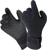 Neoprene Scuba Diving Gloves Dive Gloves Warm Wetsuit Winter Gloves Men Women Five Finger Wetsuit Gloves Surfing Glove for Rafting Paddling