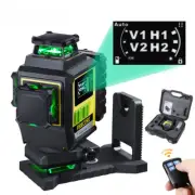 16 lines 4D Green Laser Level Self-Leveling Remote Control Integrated L-Bracket